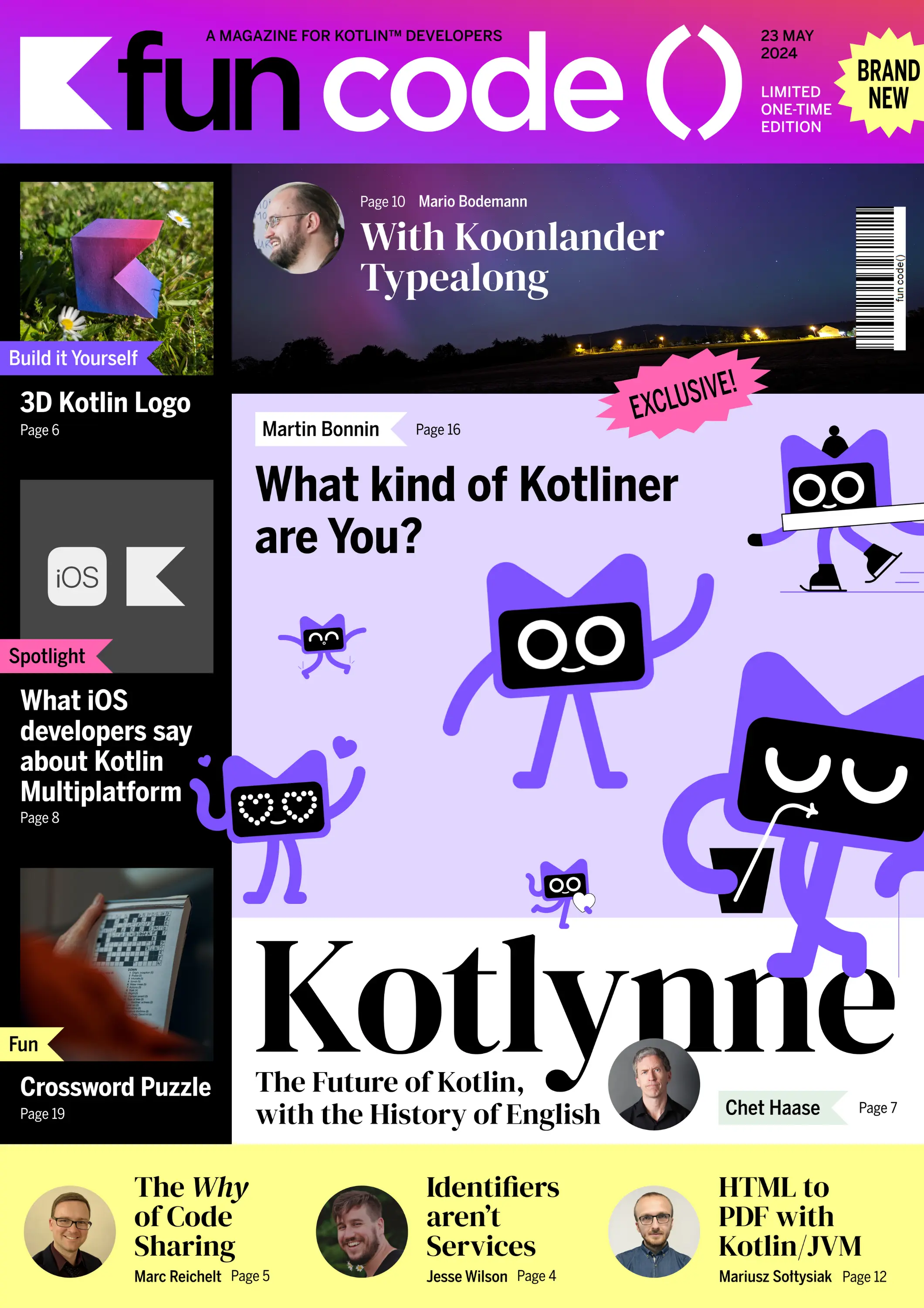 fun code() Magazine - A magazine for Kotlin™ developers